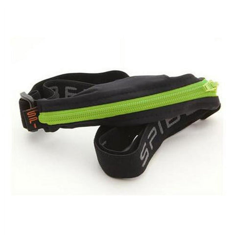 The Spibelt (The Original Running Belt) - Black With Lime Zipper