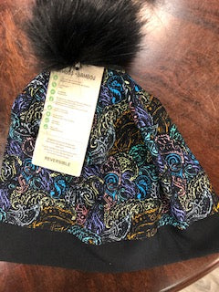 Watuko Merino wool and Bamboo Pom Hat