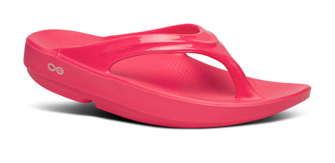 OOFOS Women's OOlala Sandal - Neon Berry