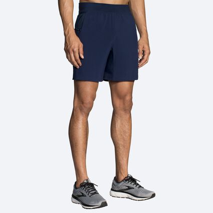 Brooks Sherpa 7" 2-in-1 Shorts Men's Navy