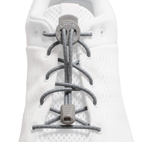 Lock Laces - Cool Grey