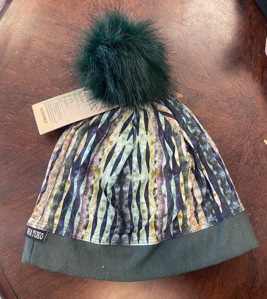 Watuko Merino Wool and Bamboo Pom Hat