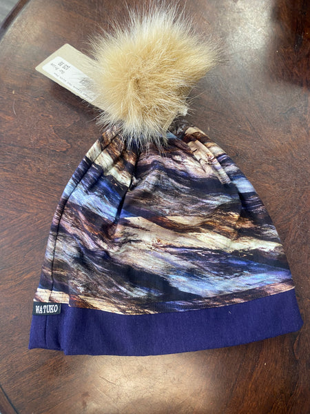 Watuko Merino Wool and Bamboo Pom Hat