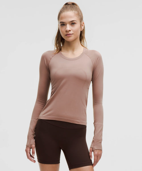 lululemon Swiftly Tech Long-Sleeve Shirt 2.0 *Waist Length - Twilight Rose/Twilight Rose