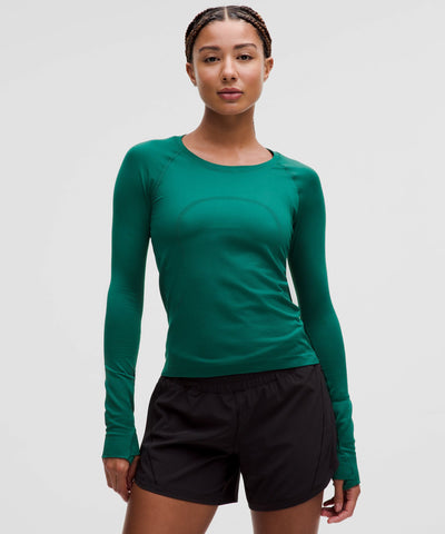 lululemon Swiftly Tech Long-Sleeve Shirt 2.0 *Waist Length - Storm Teal/Storm Teal