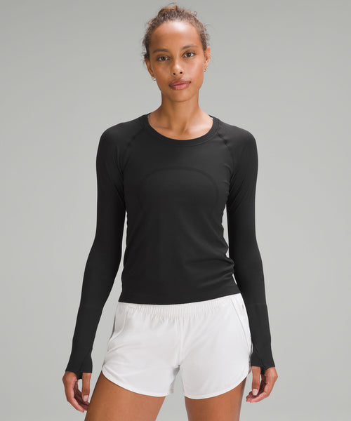 lululemon Swiftly Tech Long-Sleeve Shirt 2.0 *Waist Length - Black