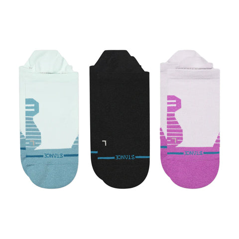 Stance Women's Run Light Tab Socks 3 Pack Fusion Light