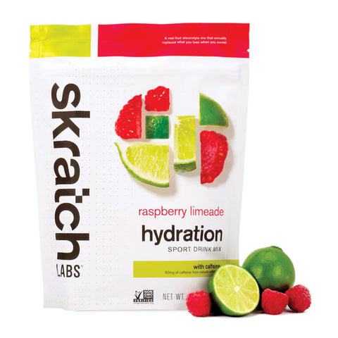 Skratch Hydration Mix - Raspberry Limeade Caffeinated