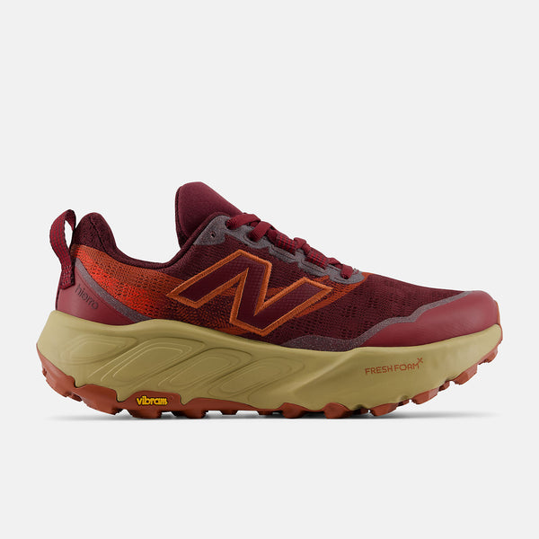 New Balance Fresh Foam X Hierro v9 Men's - MULLED WINE with NEO FLAME