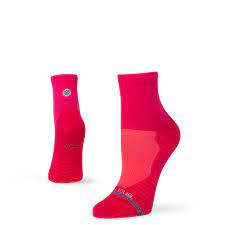 Stance Performance Distance Quarter- Pink